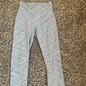 Lululemon wunder under striped leggings